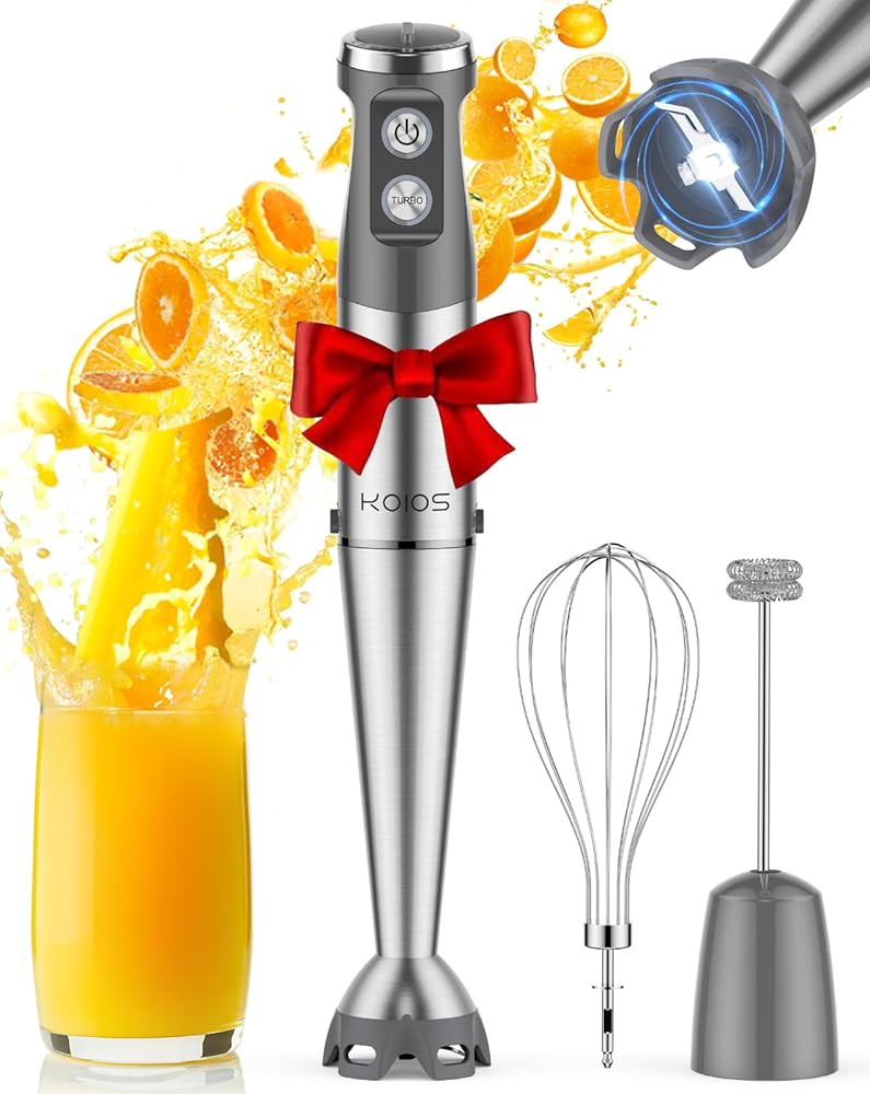 KOIOS 1000W Hand Blender — Silver