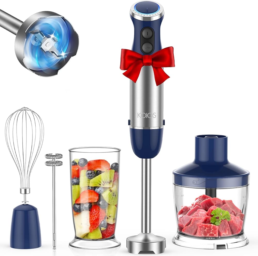 KOIOS 1000W Hand Blender — Blue
