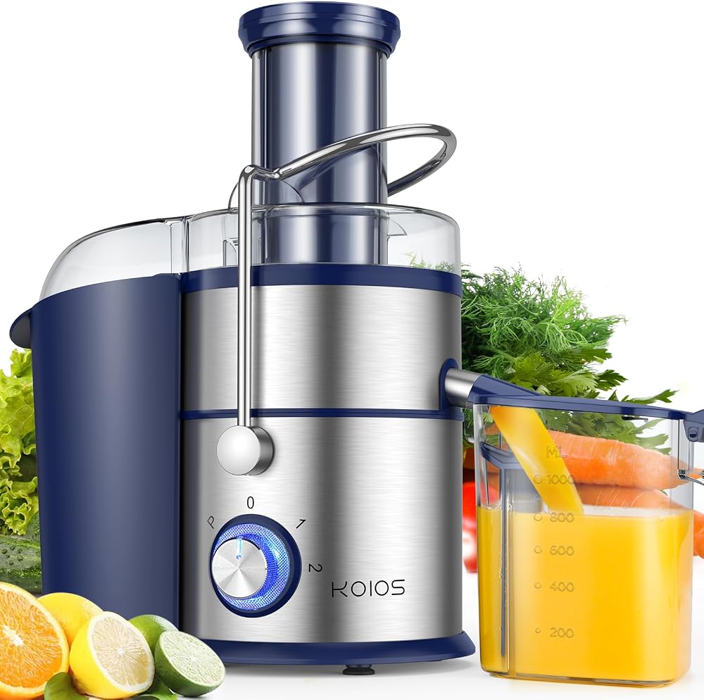 KOIOS 1300W Juicer — Blue