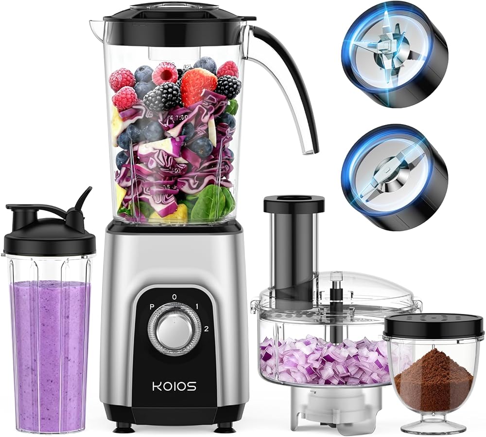 KOIOS 1000W Food Chopper Combo